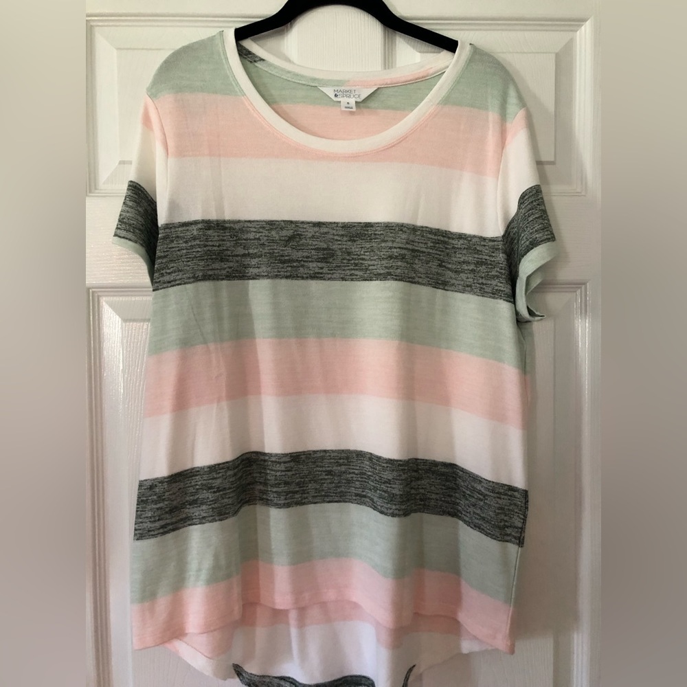 Market & Spruce hi lo top
